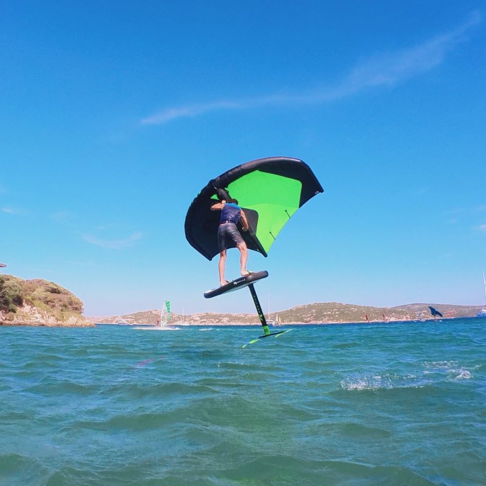 wing foil board inflatable jump